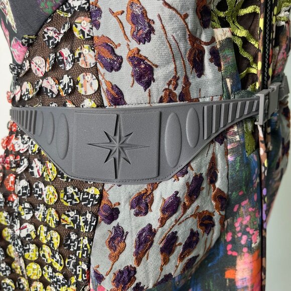 Byron Lars Beauty Mark Abstract Print Shift Dress Size 8 excellent condition - Picture 5 of 16